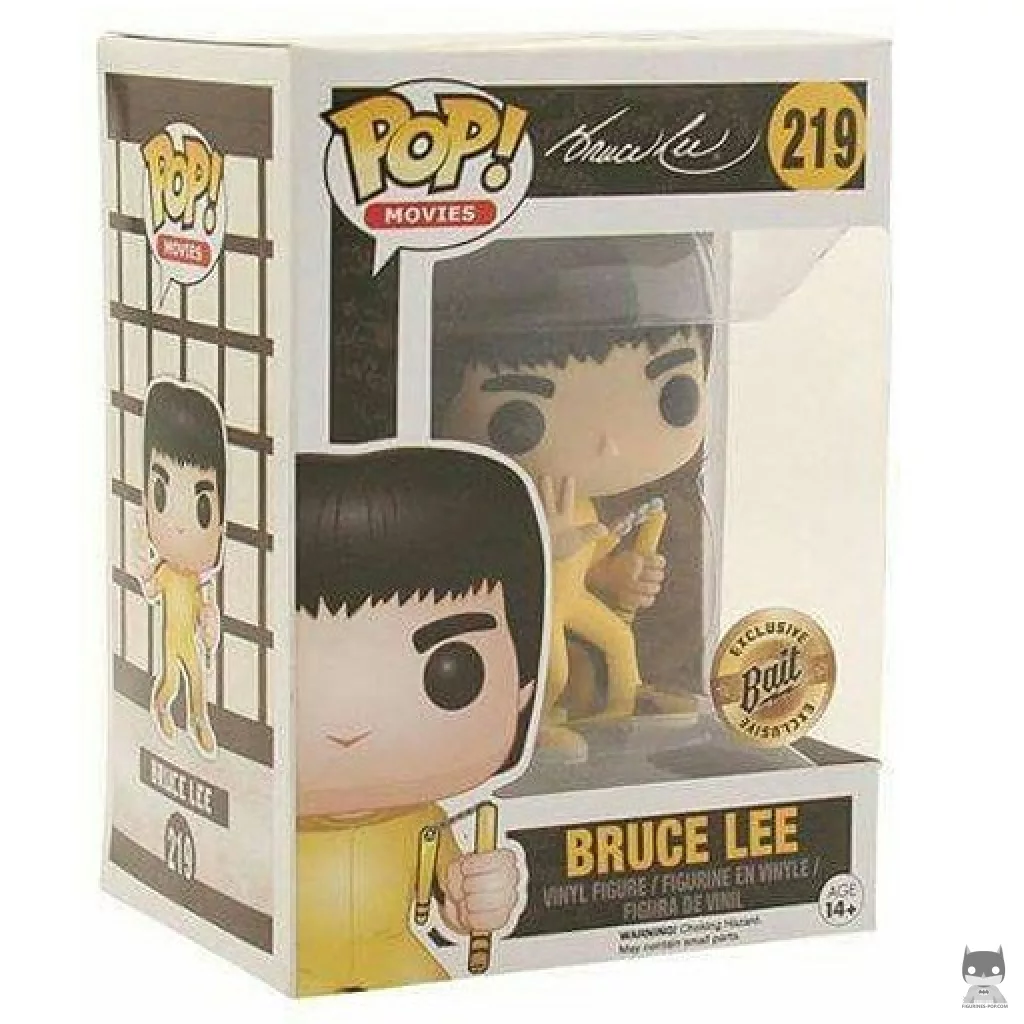 Bruce Lee Funko Pop! figure in its box