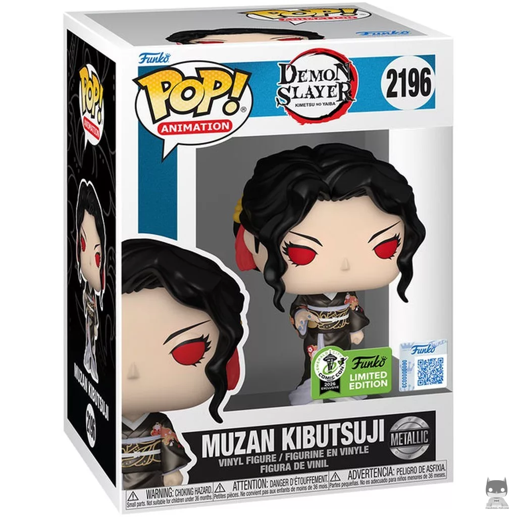 Muzan Kibutsuji (Metallic) Funko Pop! figure in its box