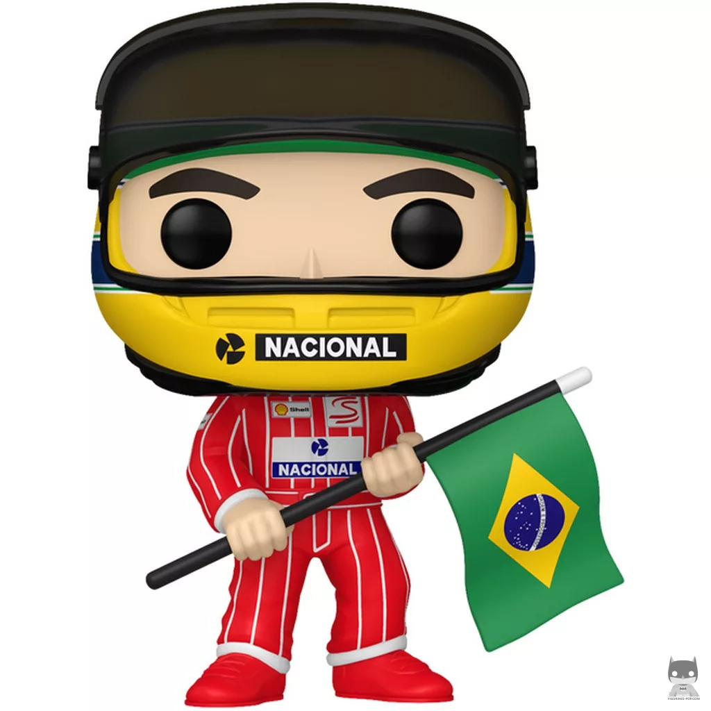 Ayrton Senna with Brazilian flag Funko Pop! figure (Formula 1)