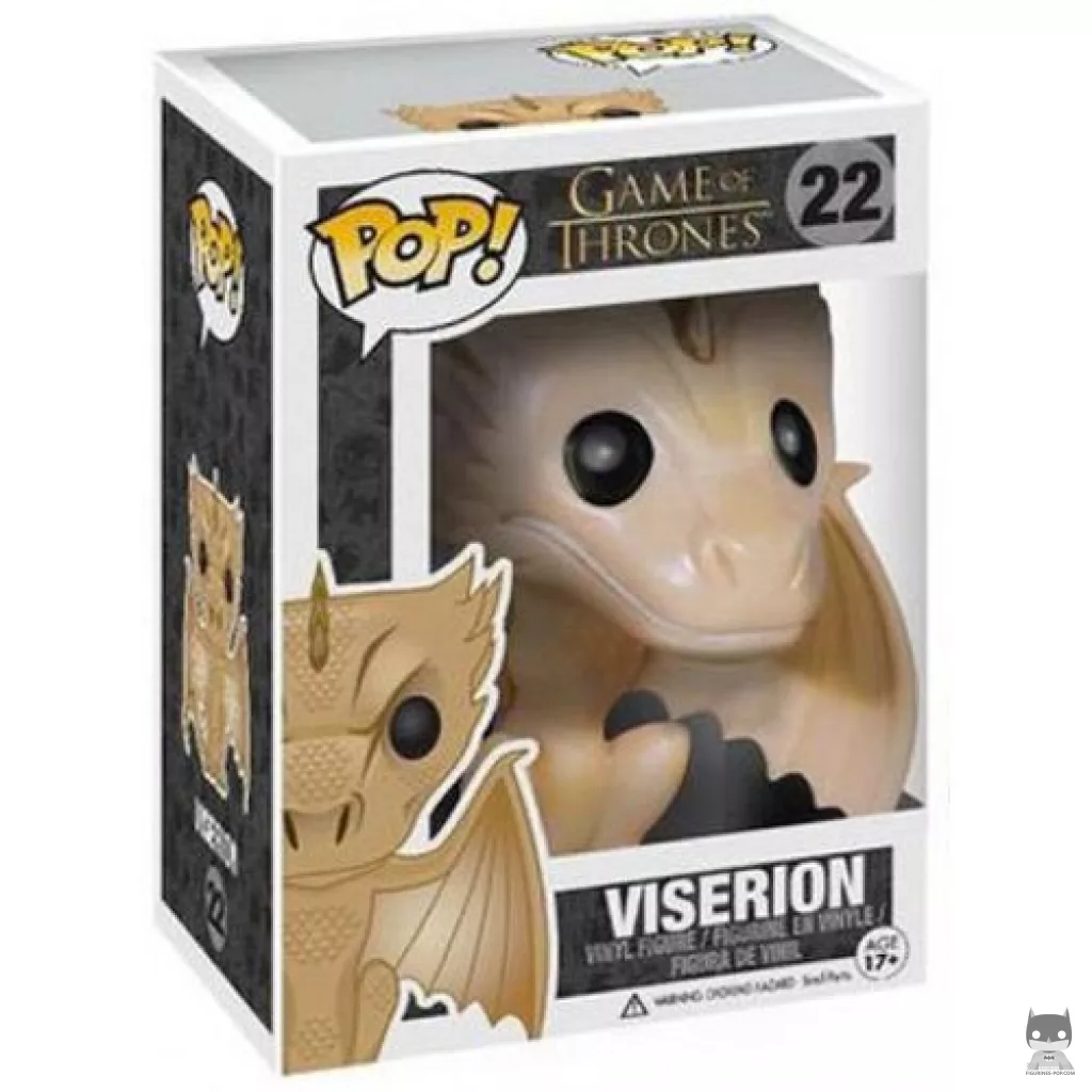 Viserion Funko Pop! figure in its box
