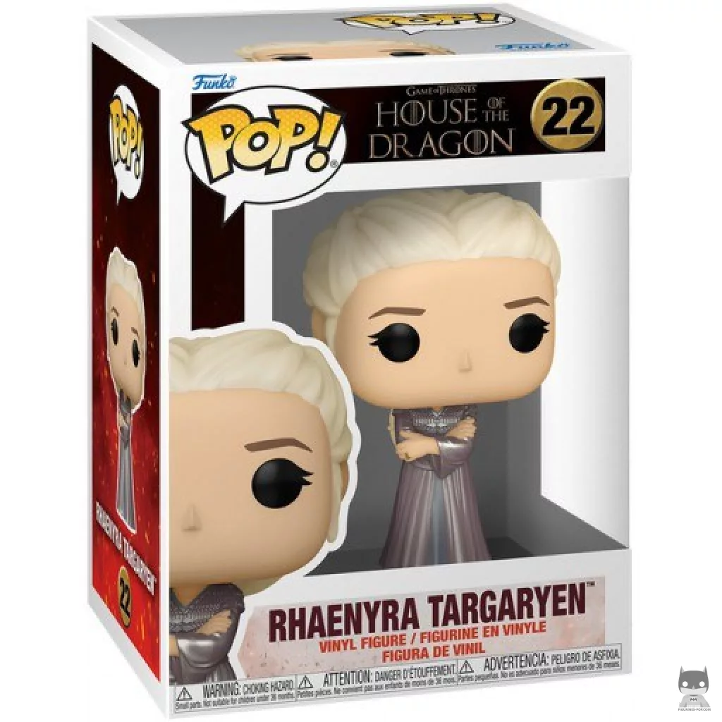 Rhaenyra Targaryen Funko Pop! figure in its box