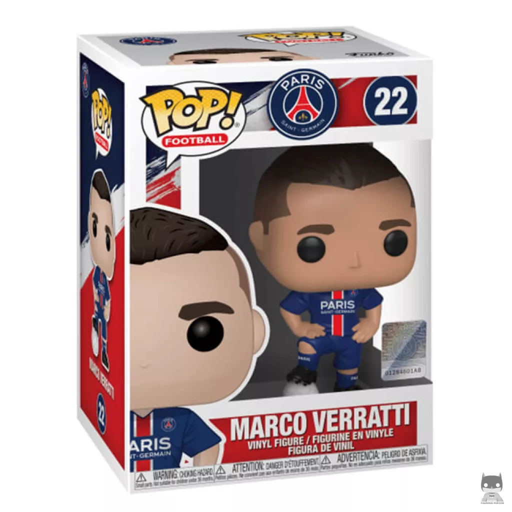 Marco Verratti (Paris Saint-Germain) Funko Pop! figure in its box