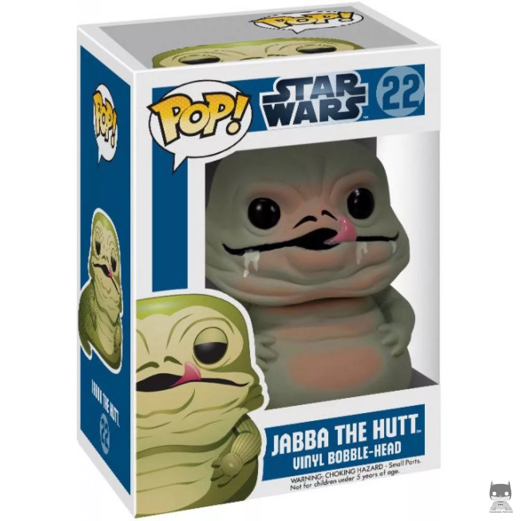 Jabba the Hutt Funko Pop! figure in its box