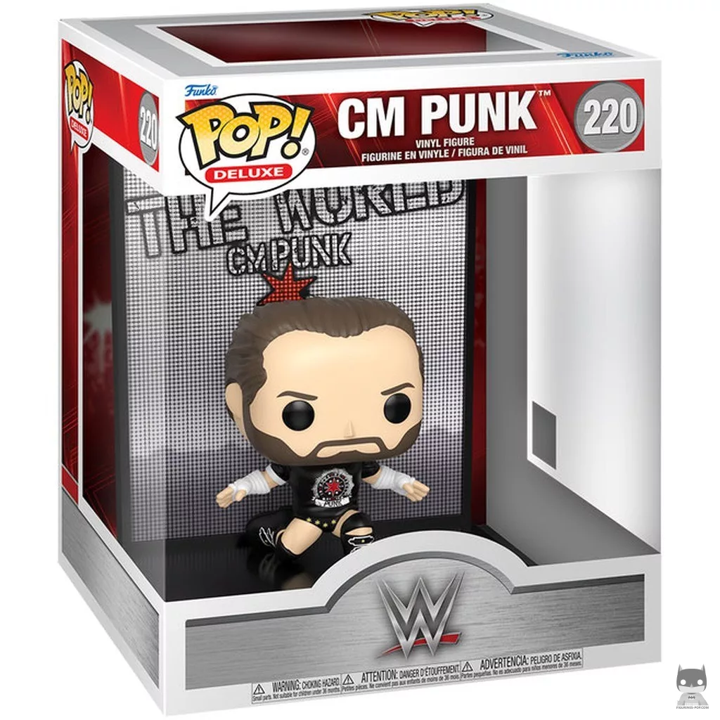 CM Punk Funko Pop! figure in its box