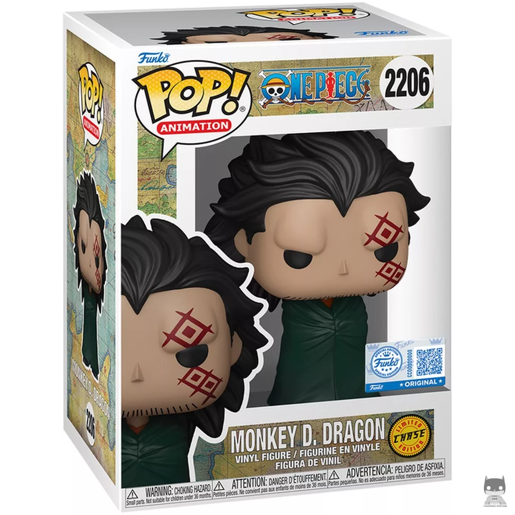 Monkey D. Dragon (Chase) Funko Pop! figure in its box