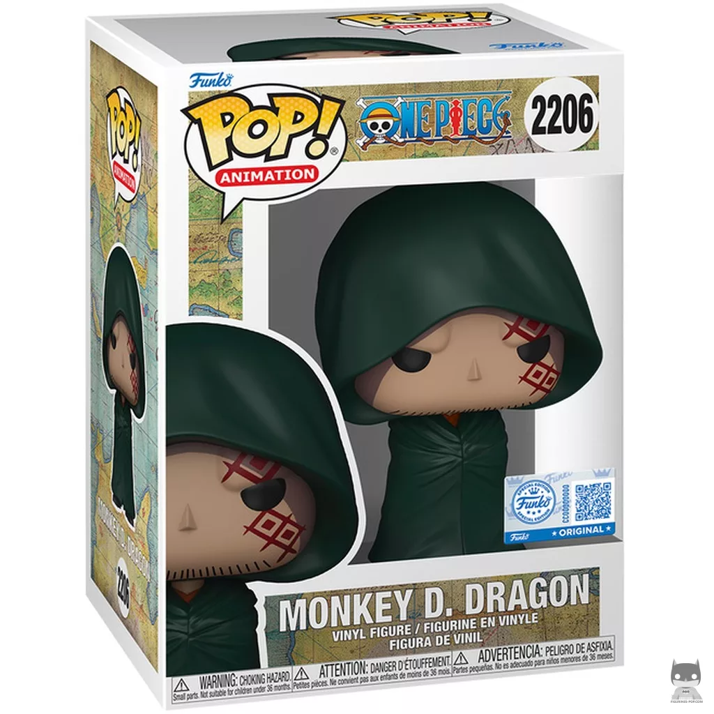 Monkey D. Dragon Funko Pop! figure in its box