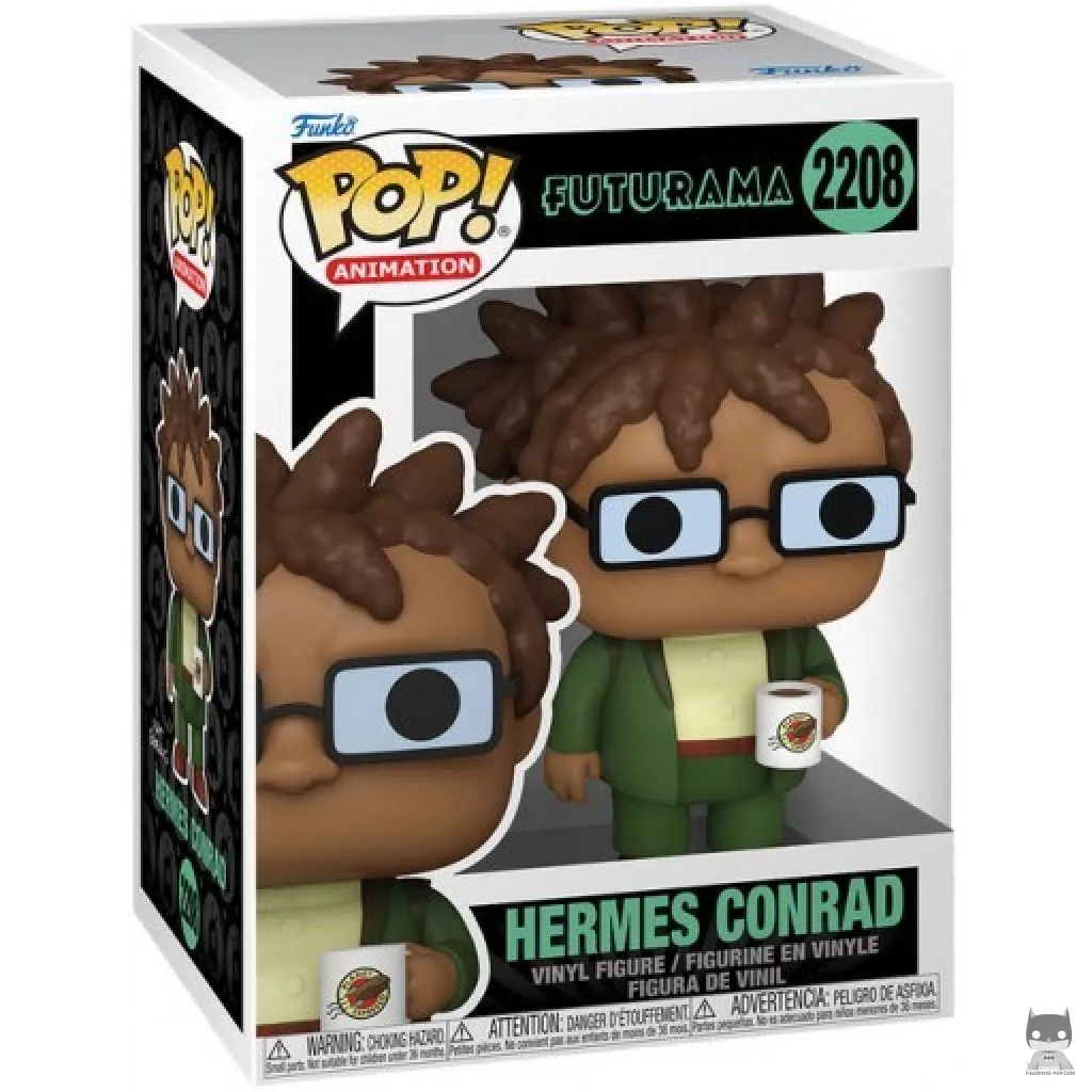 Hermes Conrad Funko Pop! figure in its box