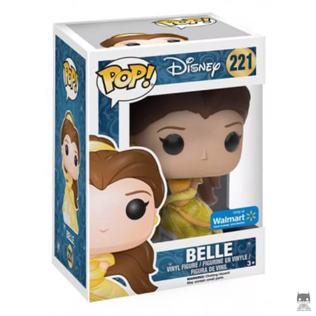 Belle (Glitter) Funko Pop! figure in its box