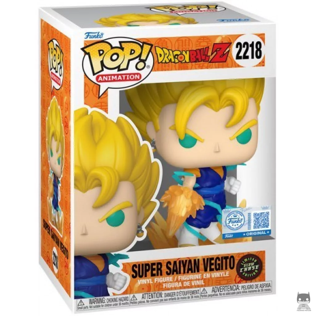Super Saiyan Vegito (Chase & Glow in the Dark) Funko Pop! figure in its box