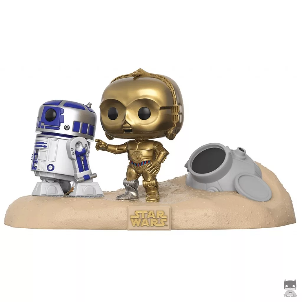 R2D2 & C3-PO in Desert Funko Pop! figure (Star Wars: Episode IV, A New Hope)