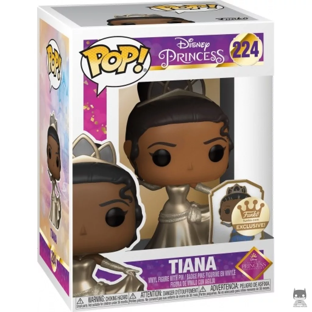 Tiana Funko Pop! figure in its box