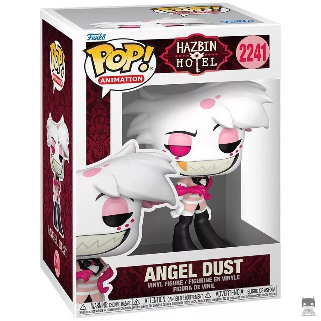 Angel Dust Funko Pop! figure in its box