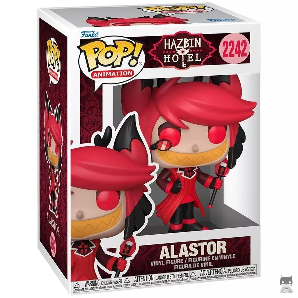 Alastor Funko Pop! figure in its box