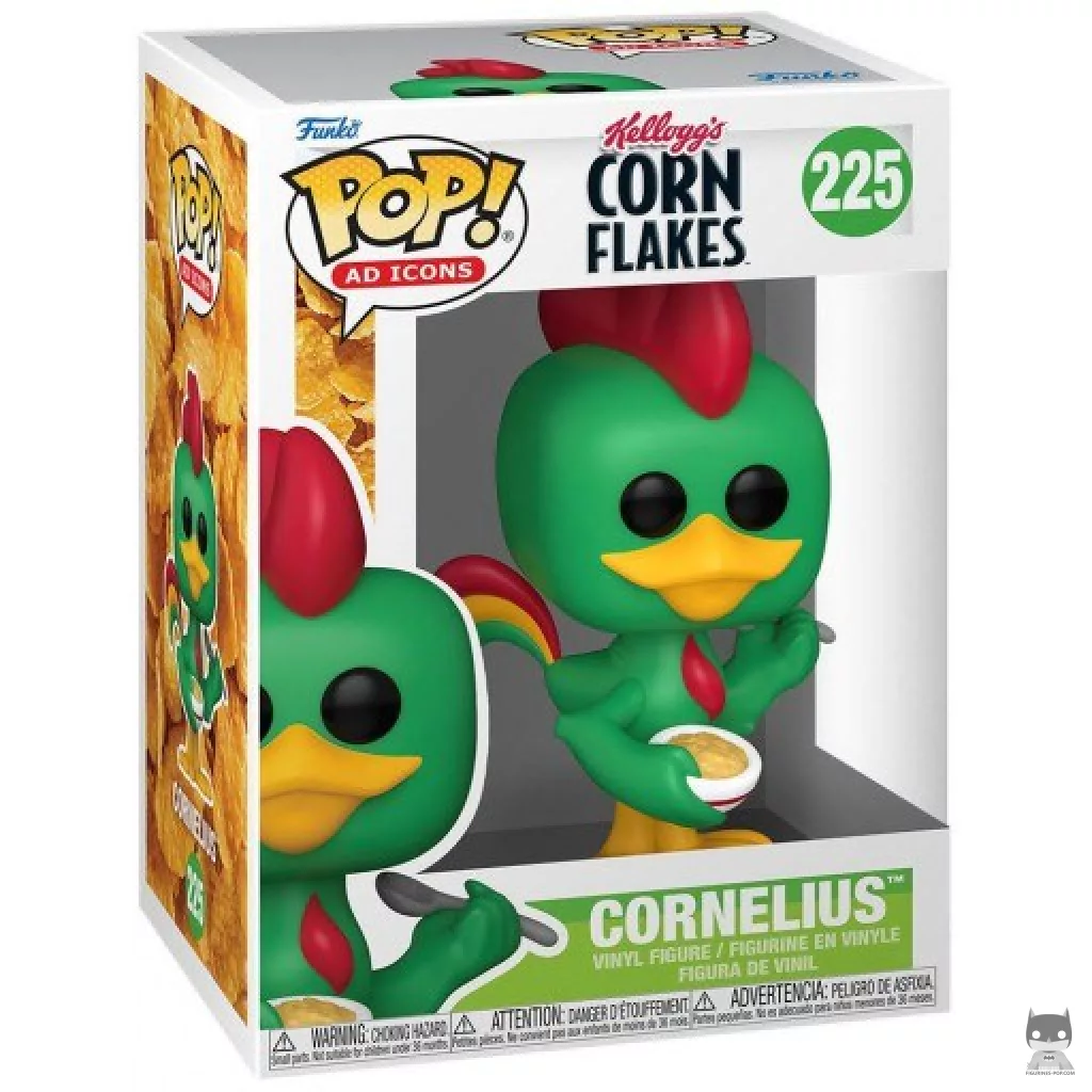 Cornelius (Corn Flakes Kellog's) Funko Pop! figure in its box