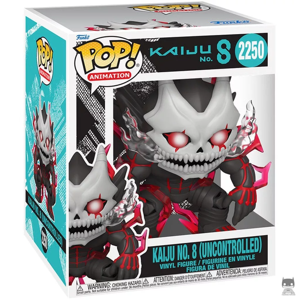 Kaiju No. 8 (Uncontrolled) Funko Pop! figure in its box