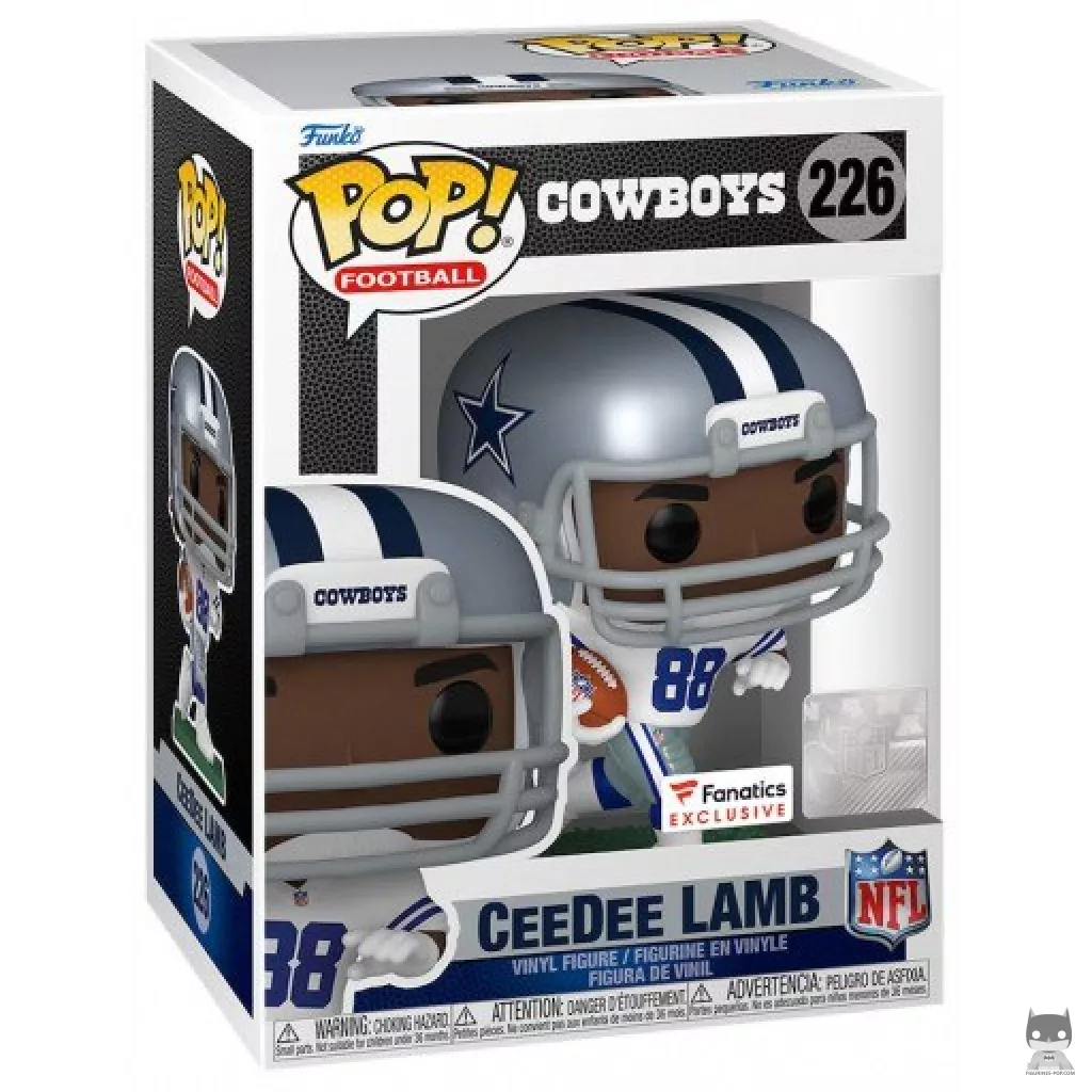 Ceedee Lamb Funko Pop! figure in its box