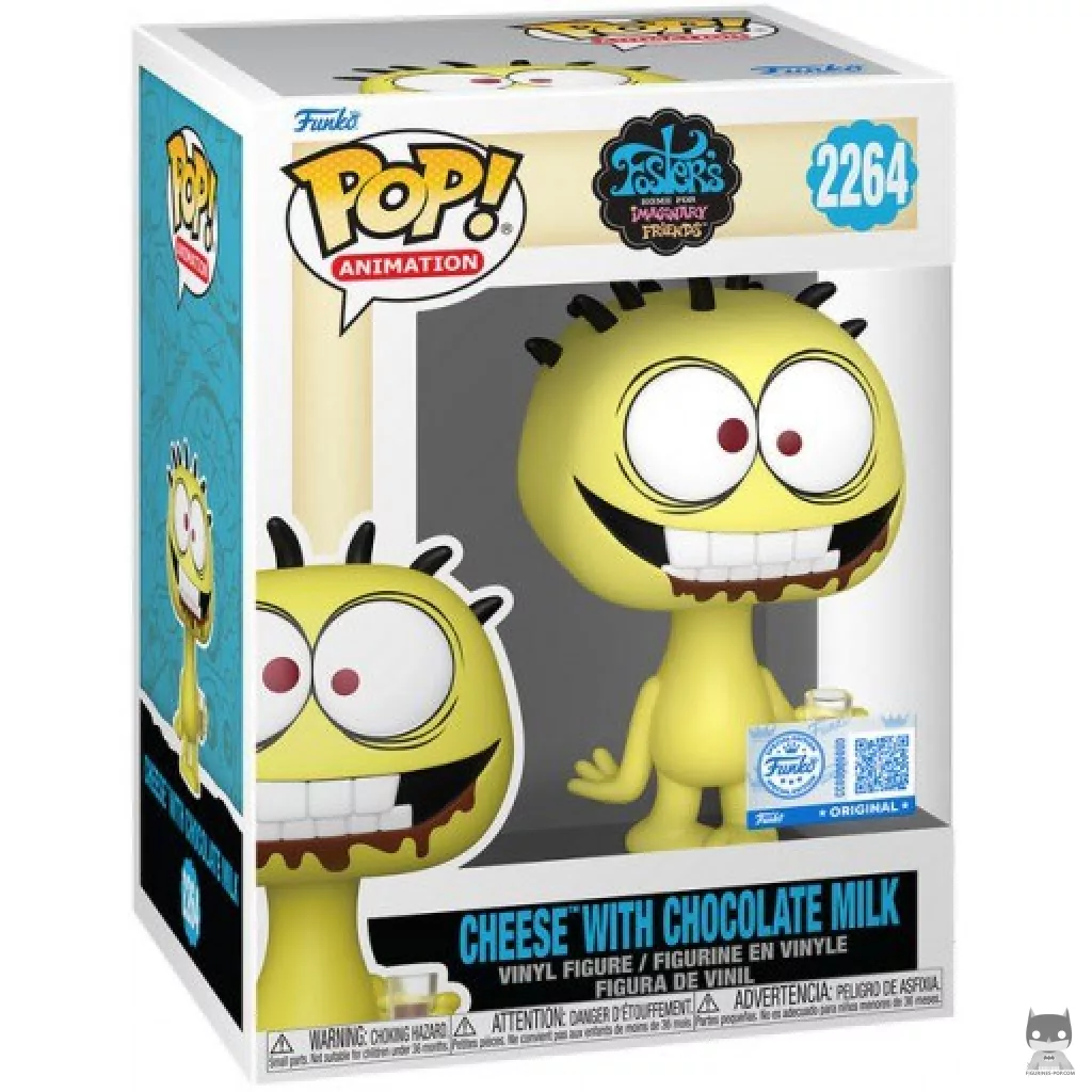 Cheese with Chocolate Milk Funko Pop! figure in its box