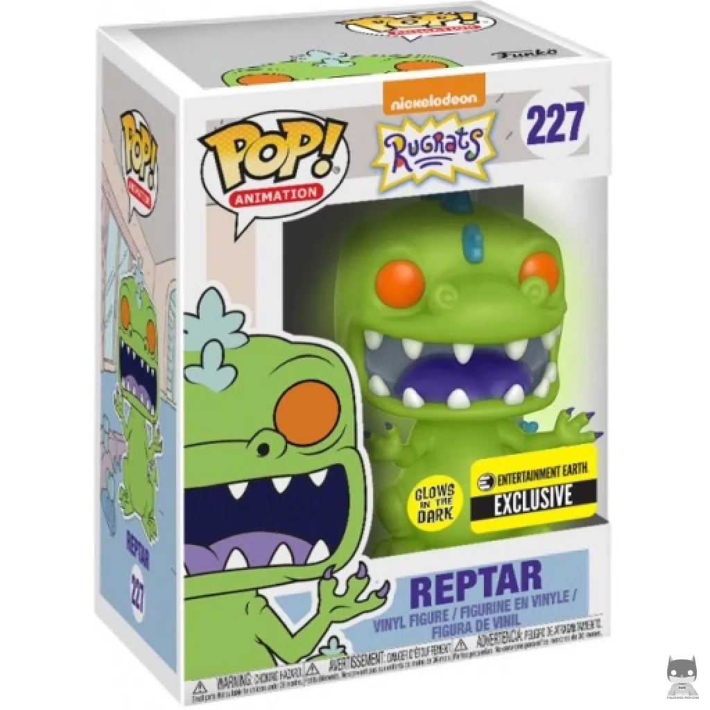 Reptar (Glow in the Dark) Funko Pop! figure in its box