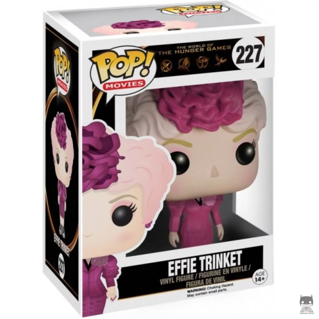 Effie Trinket Funko Pop! figure in its box