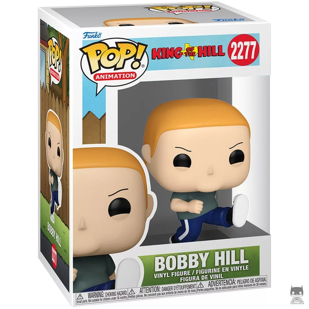 Bobby Hill (kicking) Funko Pop! figure in its box