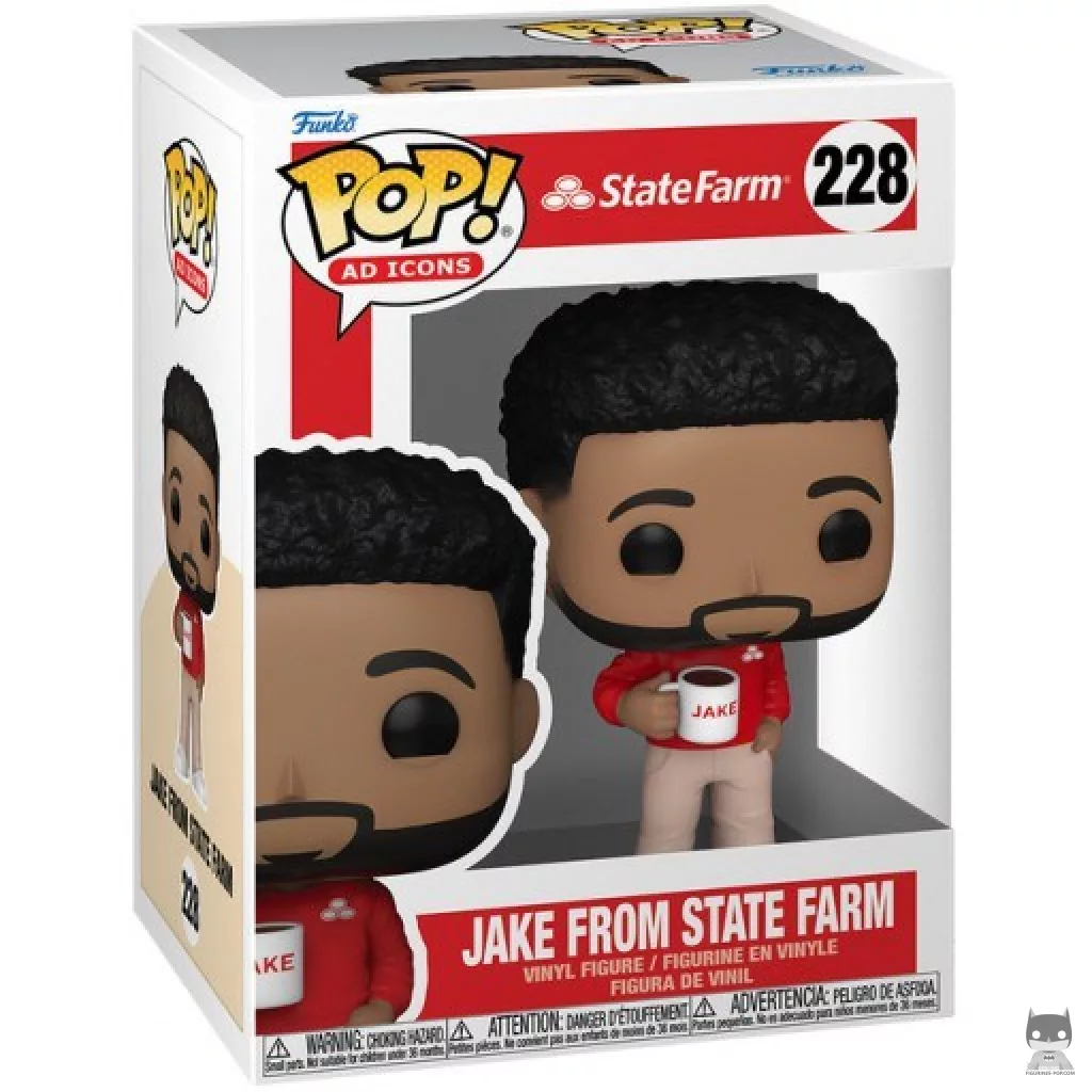 Jake from State Farm Funko Pop! figure in its box