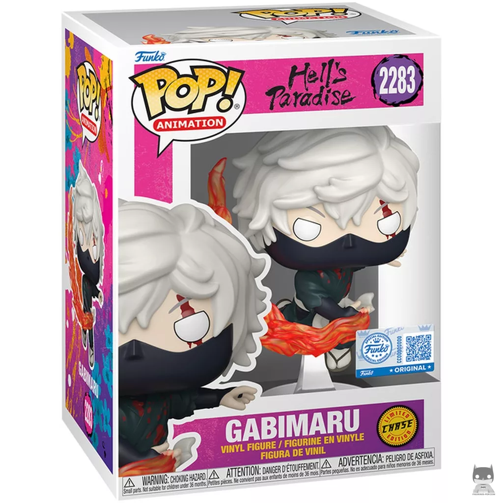 Gabimaru with Flames (Chase & Bloody) Funko Pop! figure in its box