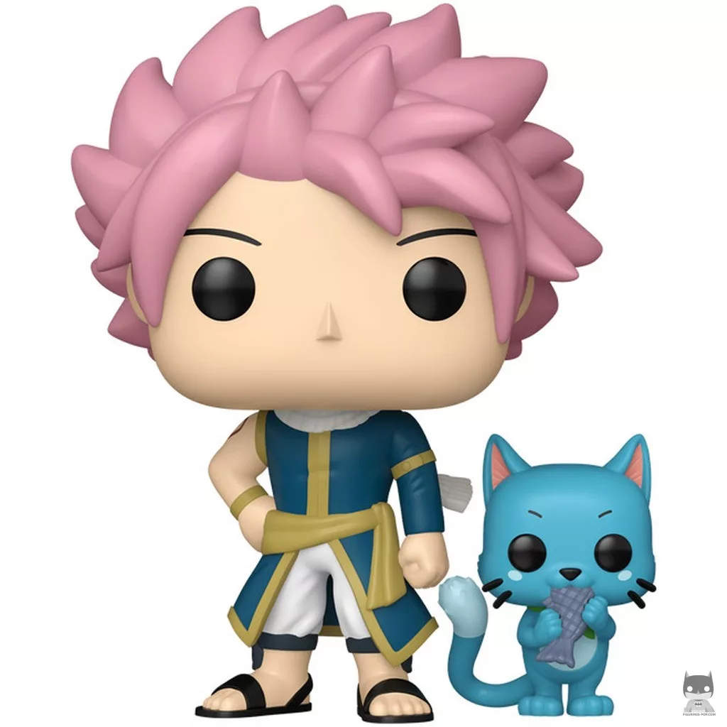 Natsu with Happy Funko Pop! figure (Fairy Tail)