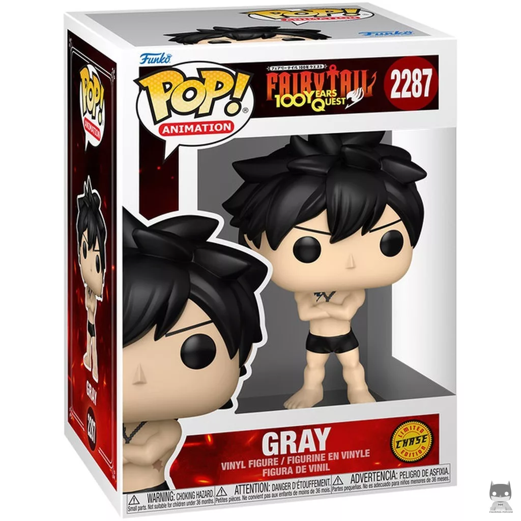 Gray (Chase) Funko Pop! figure in its box