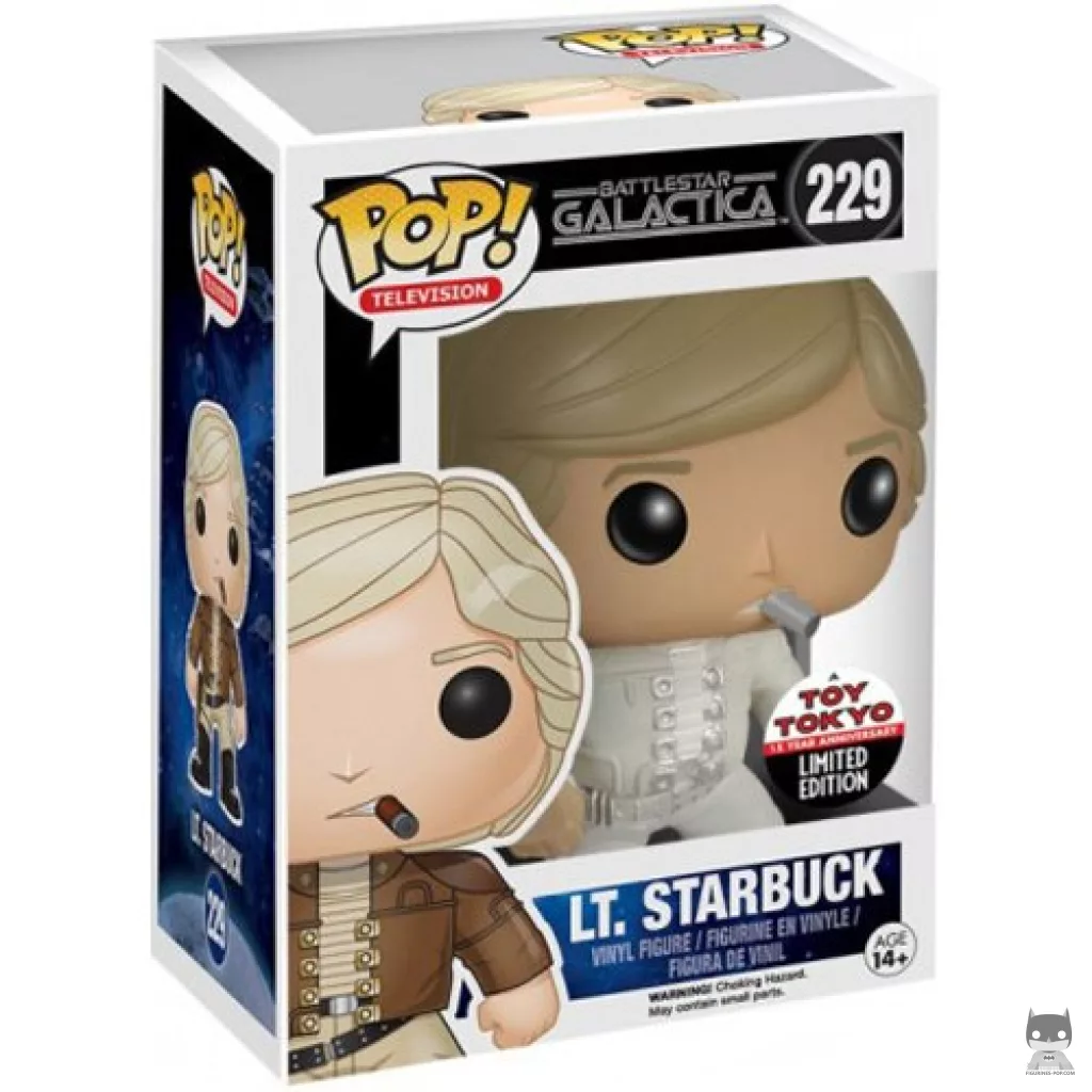 Lt. Starbuck (White) Funko Pop! figure in its box