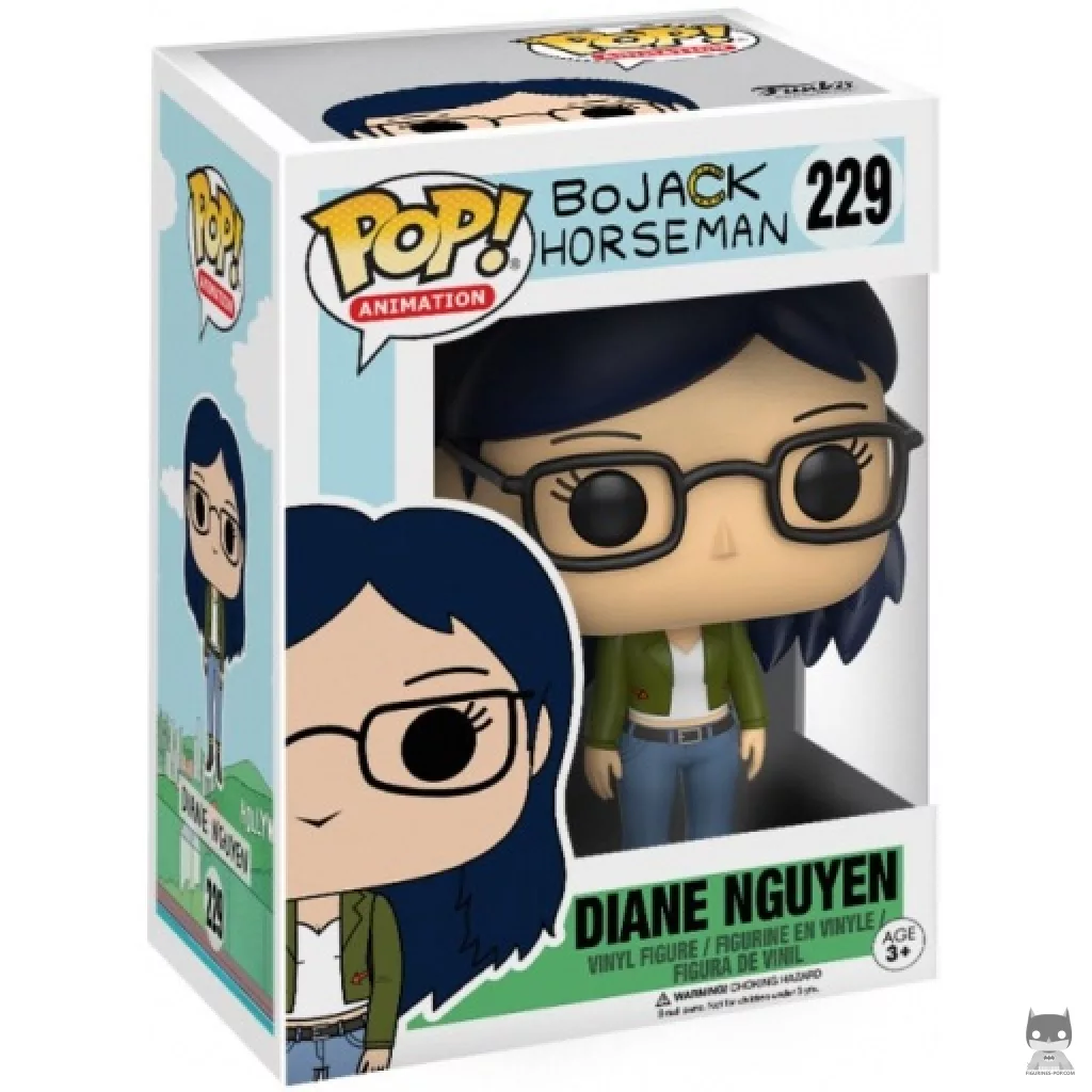 Diane Nguyen Funko Pop! figure in its box