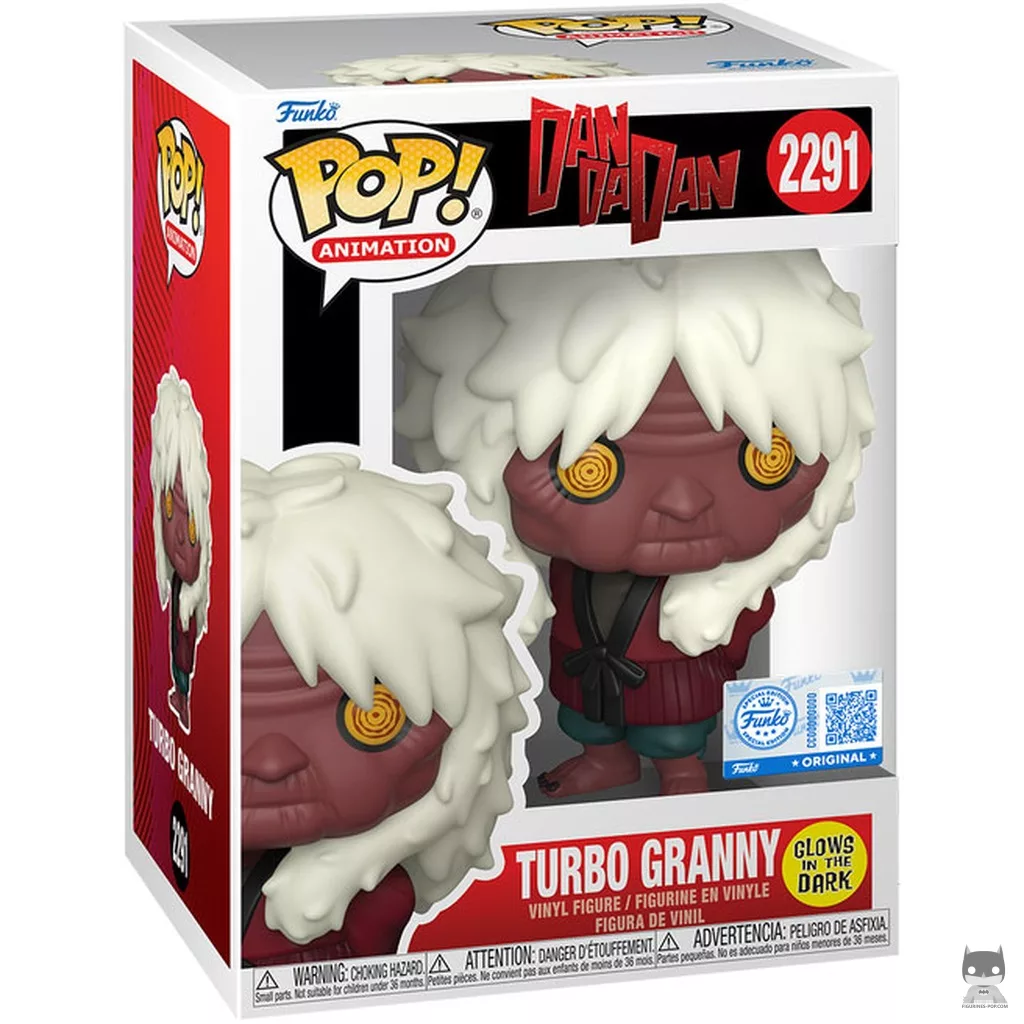 Turbo Granny - Glow in the Dark Funko Pop! figure in its box