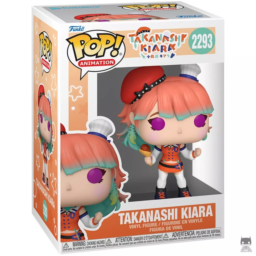 Takanashi Kiara Funko Pop! figure in its box