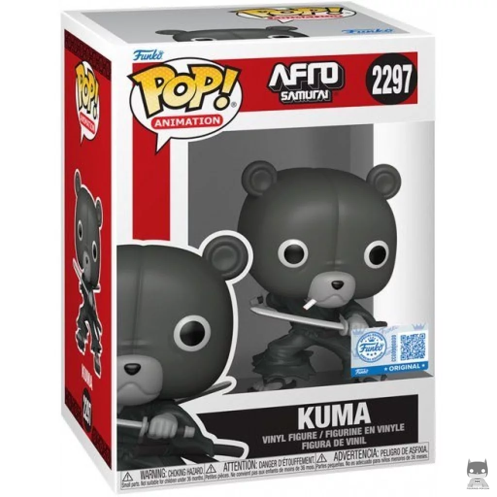 Kuma Funko Pop! figure in its box
