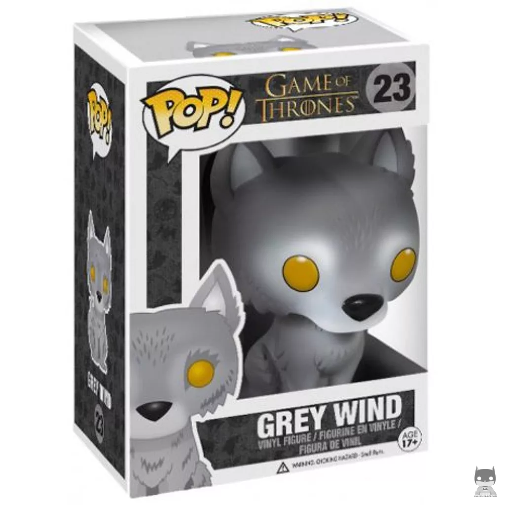 Grey Wind Funko Pop! figure in its box