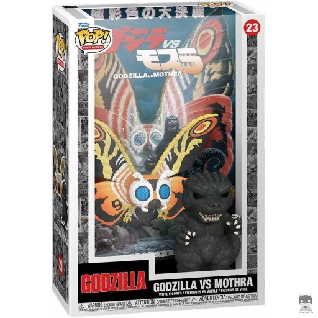 Godzilla vs Mothra Funko Pop! figure in its box