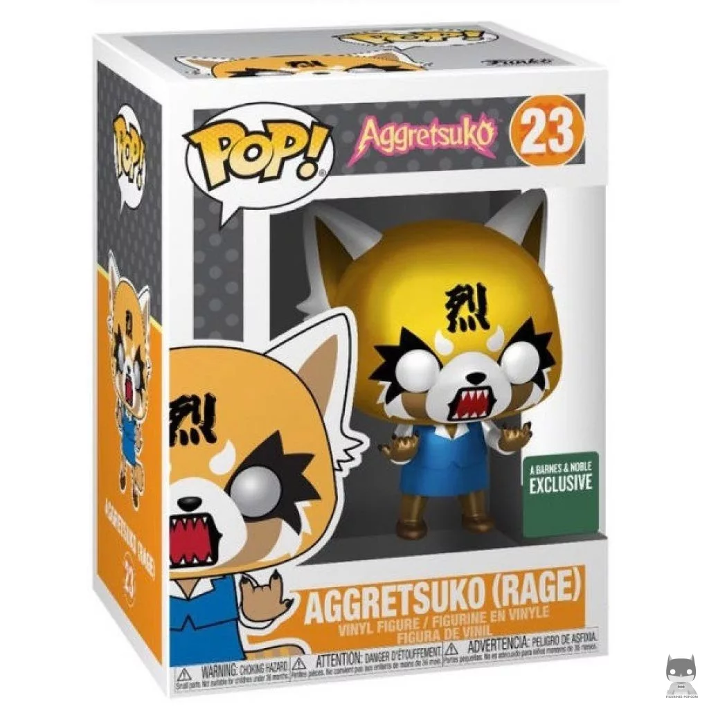 Aggretsuko Rage (Metallic) Funko Pop! figure in its box