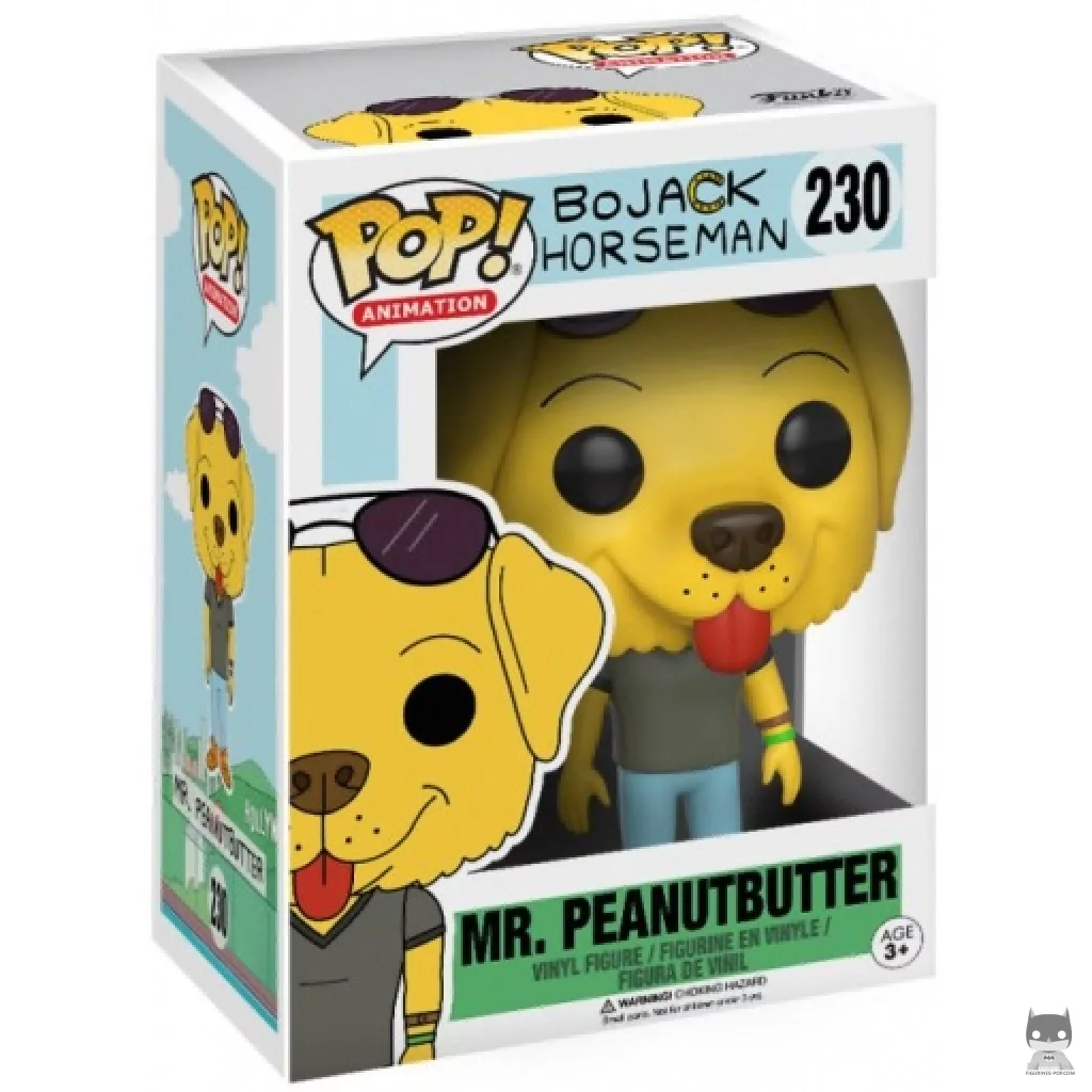 Mr. Peanutbutter Funko Pop! figure in its box