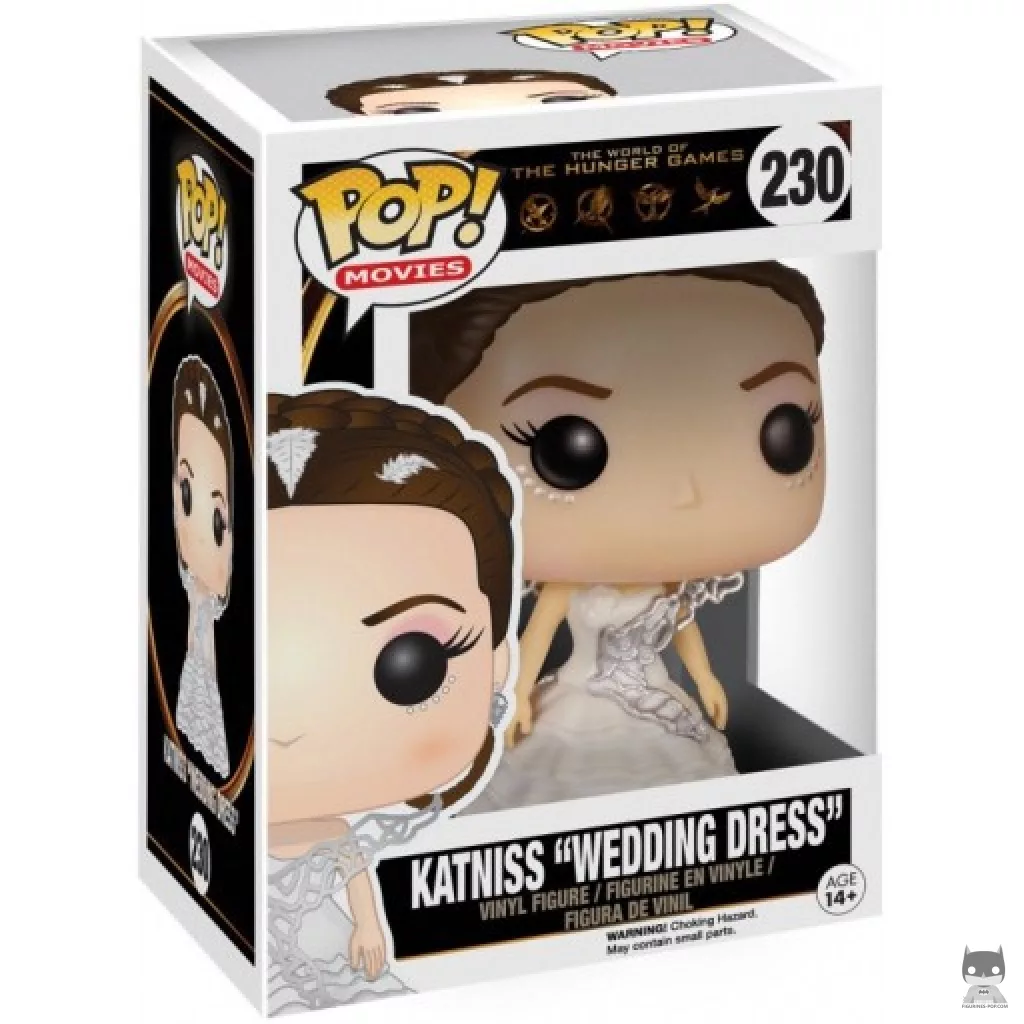 Katniss in Wedding Dress Funko Pop! figure in its box