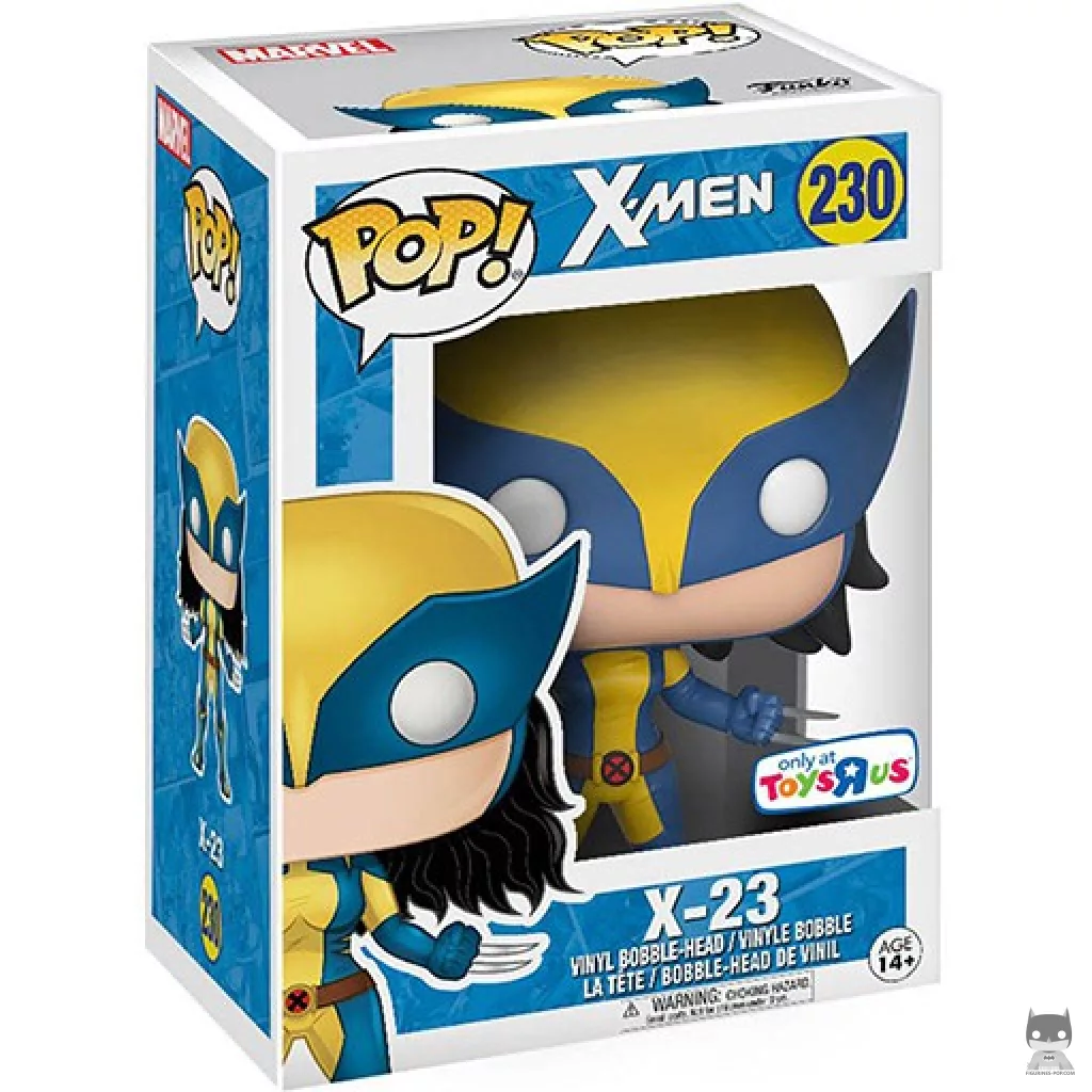 X-23 Funko Pop! figure in its box