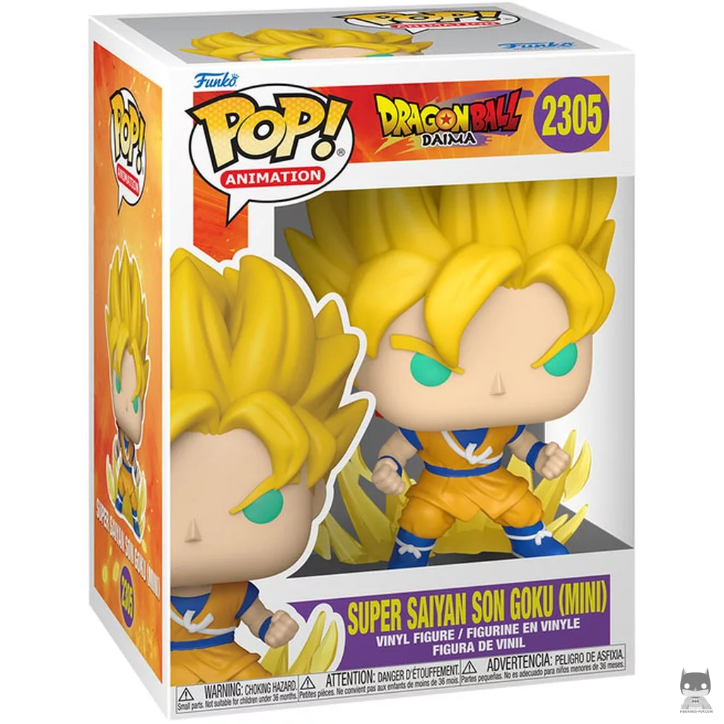 Super Saiyan Son Goku (Mini) Funko Pop! figure in its box