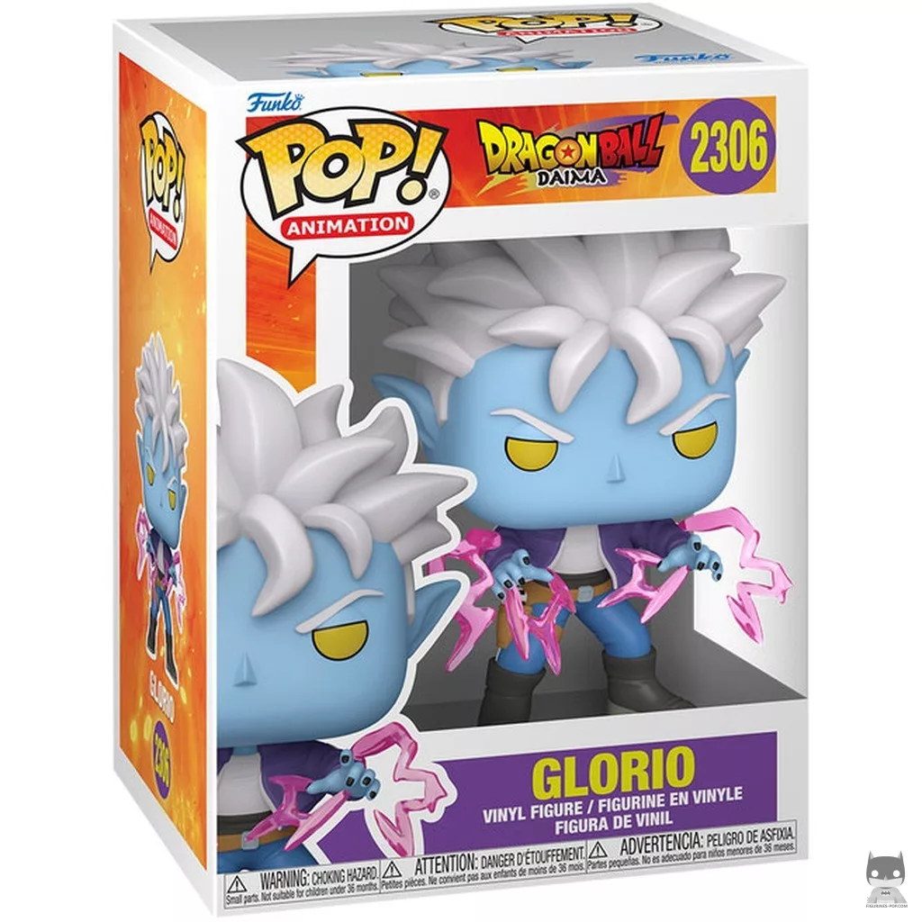 Glorio Funko Pop! figure in its box