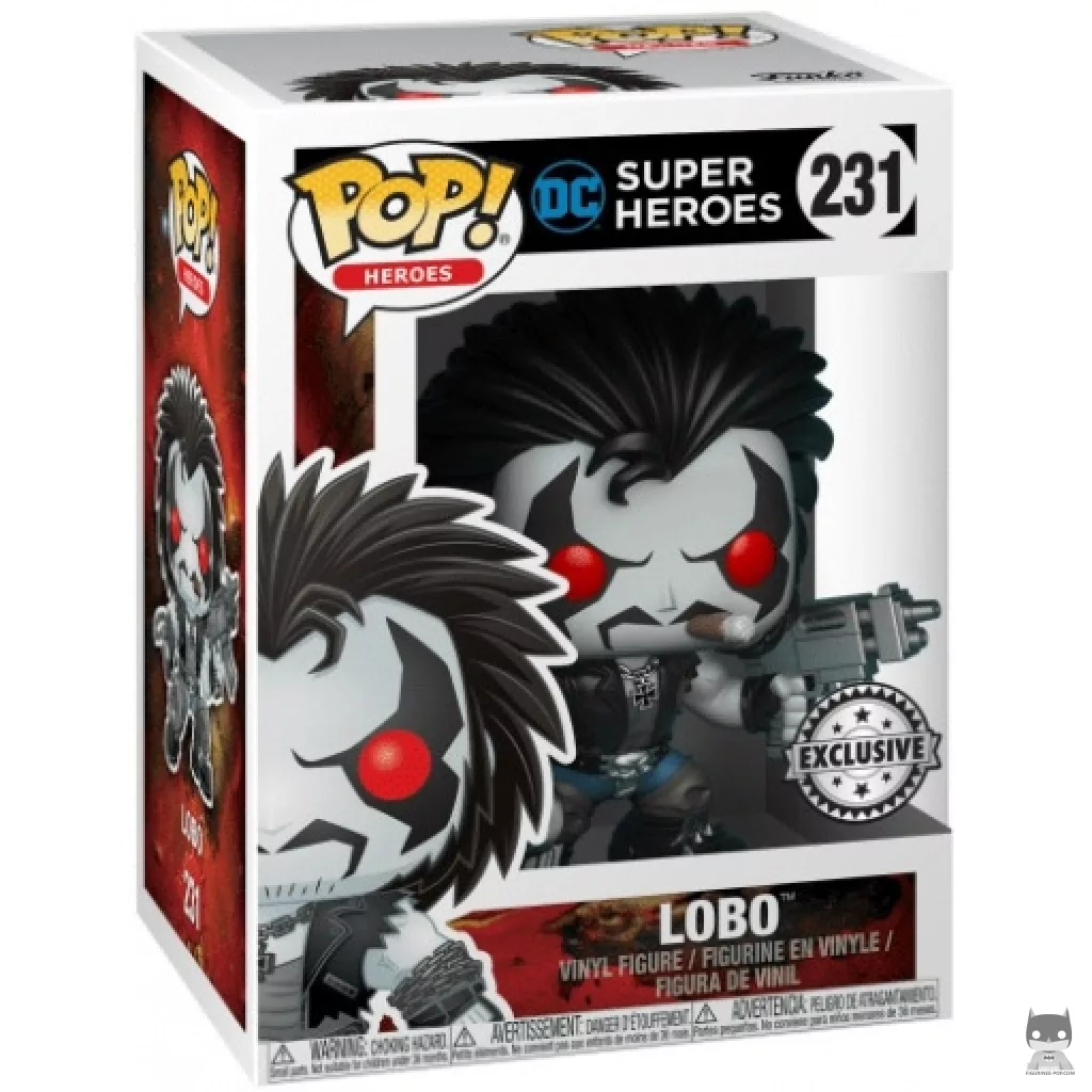 Lobo Funko Pop! figure in its box