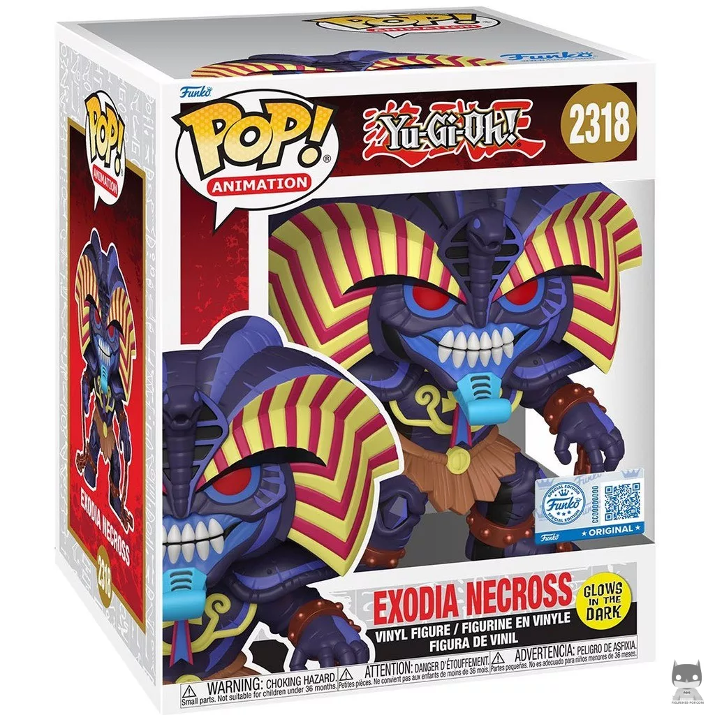 Exodia Necross (Glow in the Dark & Supersized) Funko Pop! figure in its box