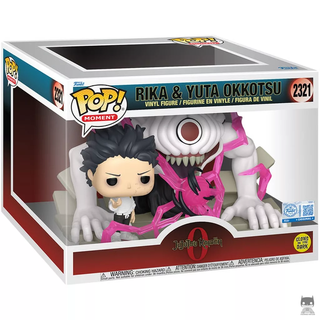 Rika & Yuta Okkotsu (Glow in the Dark) Funko Pop! figure in its box