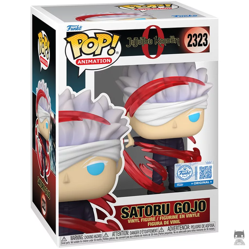 Satoru Gojo (Red energy) Funko Pop! figure in its box