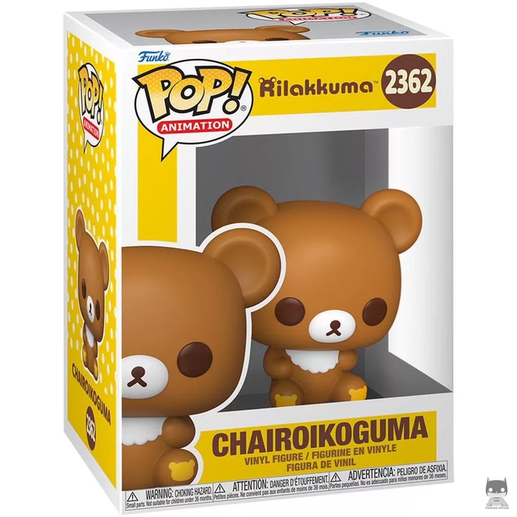 Chairoikoguma Funko Pop! figure in its box