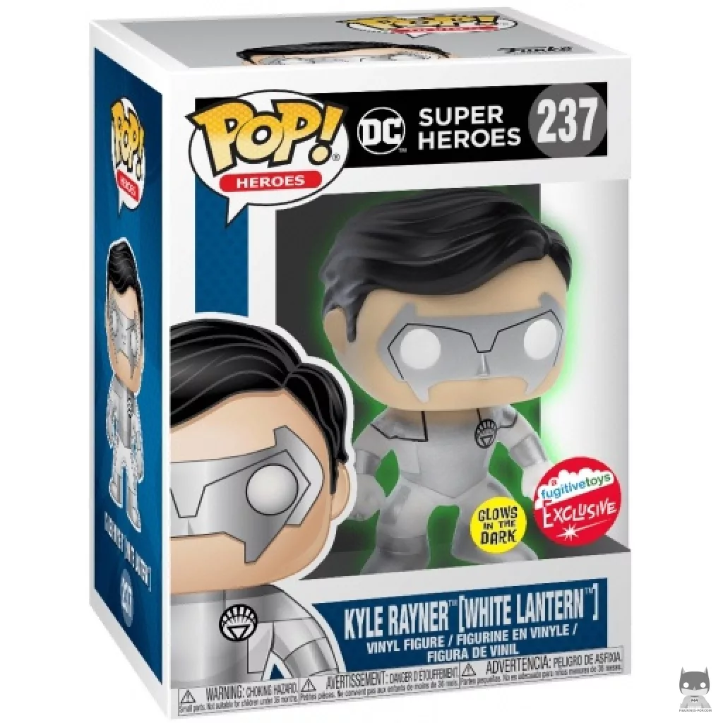 Kyle Rayner White Lantern (Glow in the Dark) Funko Pop! figure in its box