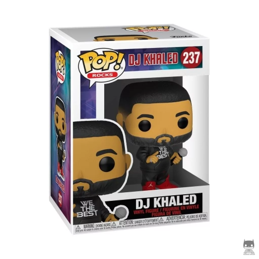DJ Khaled Funko Pop! figure in its box
