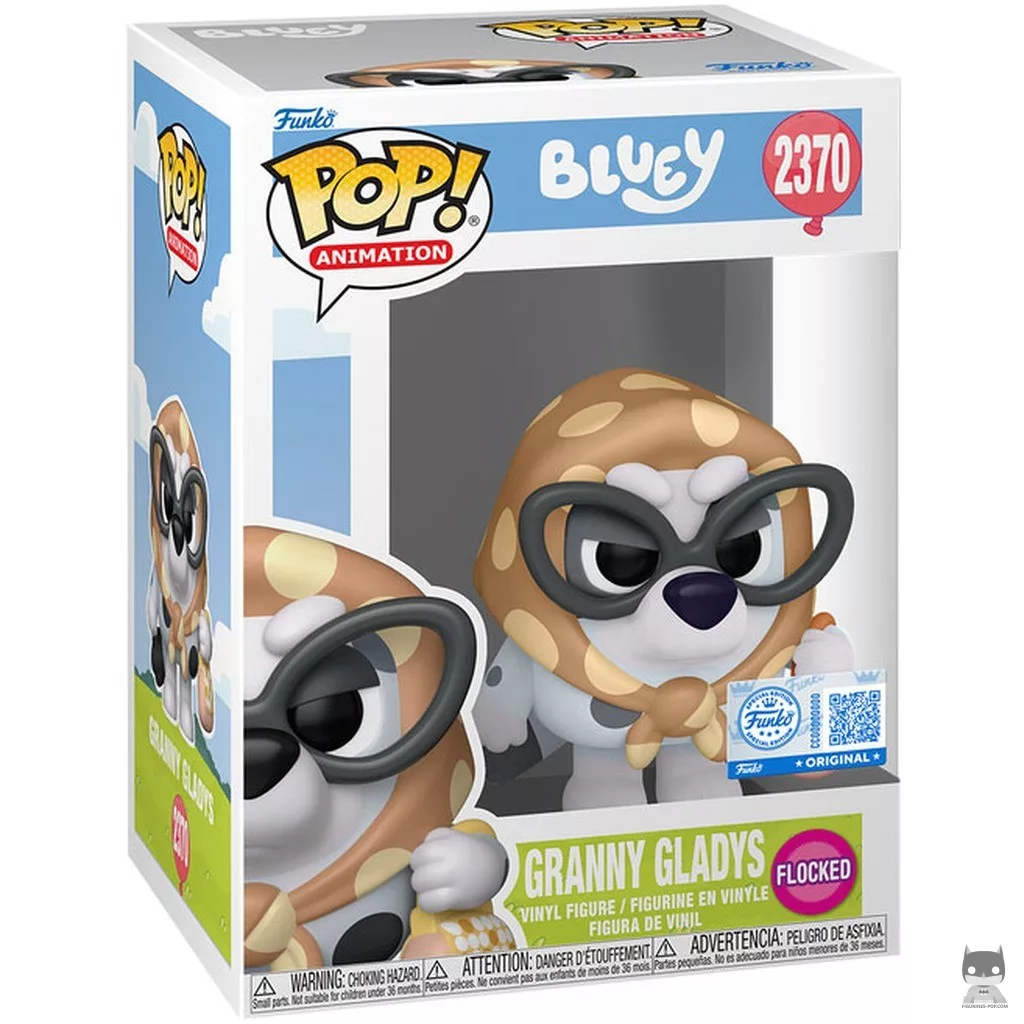 Granny Gladys (Flocked) Funko Pop! figure in its box