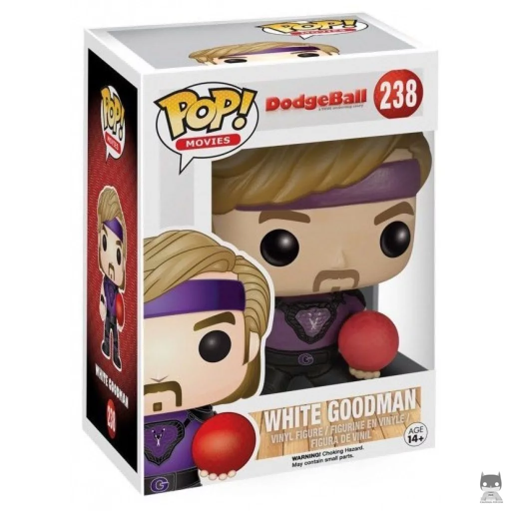 White Goodman Funko Pop! figure in its box